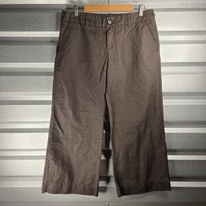 Gap Wide-Leg Trousers – Brown – Size 10